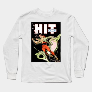 Hit Comics - Retro Poster Art Long Sleeve T-Shirt